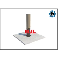 Bollard Trotoar jalan Bulat minimalis 
